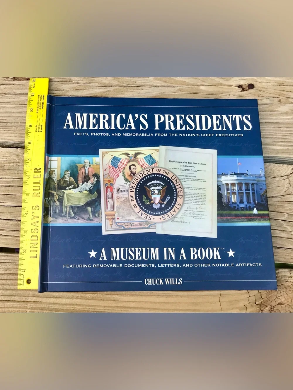 NEW Americas Presidents Museum Book Removable Documents Letters Memorabilia More
